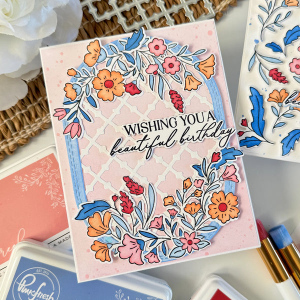 Pinkfresh Studio Stencil Set - Bloomscape