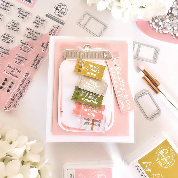 Pinkfresh Studio Stencil Set - Jar of Wishes