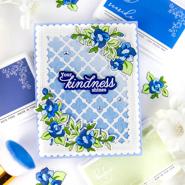 Pinkfresh Studio Stencil Set - Petal Poise