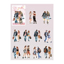 Poppy Crafts City Walk Sticker Pack - Travelling Together