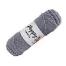 Poppy Crafts Soft Squirrel Yarn 75g - Grey