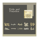 Poppy Crafts Hollow Cut Paper - Manuscript Classics - Pride & Prejudice