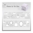 Poppy Crafts Label Corridor Sticker Roll - Poems By Ye Jian