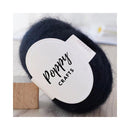Poppy Crafts Luxurious Mohair Blend Yarn 25g - Black