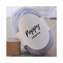 Poppy Crafts Luxurious Mohair Blend Yarn 25g - Grey