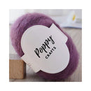 Poppy Crafts Luxurious Mohair Blend Yarn 25g - Plum