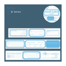 Poppy Crafts Small Label Washi Tape - A Letter