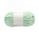 Poppy Crafts Super Soft Chenille Yarn 100g - Light Green
