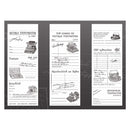 Poppy Crafts White Kraft Paper Tag Booklet - Mechanical Rhythm