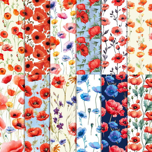 Poppy Crafts 12"x 12" Paper Pack