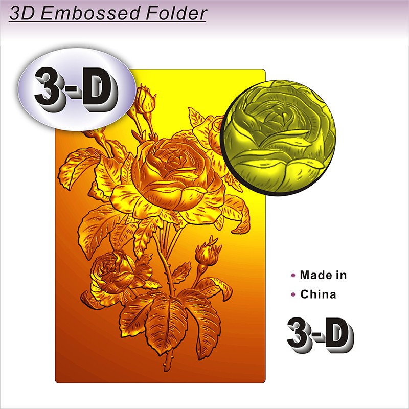 Poppy Crafts 3D Embossing Folder