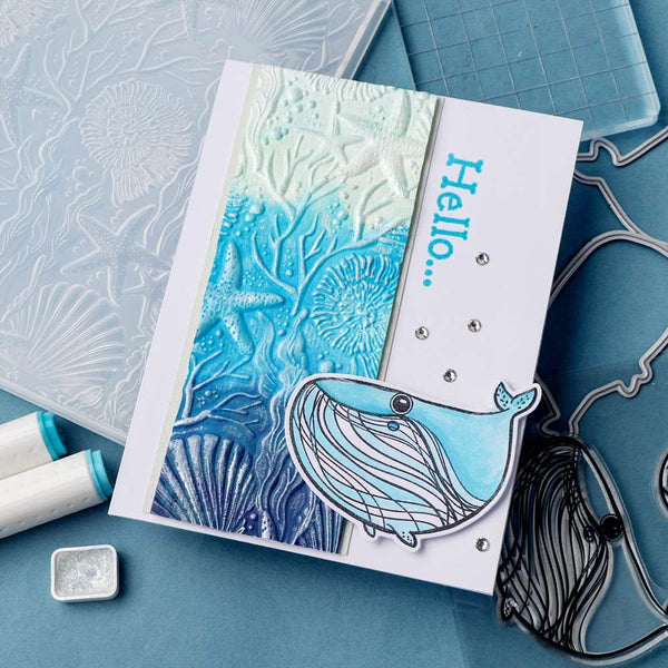 Poppy Crafts 3D Embossing Folder #179 - Under The Sea #2