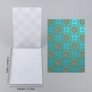 Two greeting cards with different patterns on a gray background