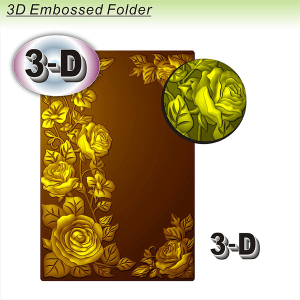 Poppy Crafts 3D Embossing Folder