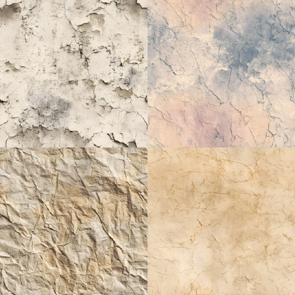 Textured stone and concrete surface with a gradient of beige, brown, and gray.