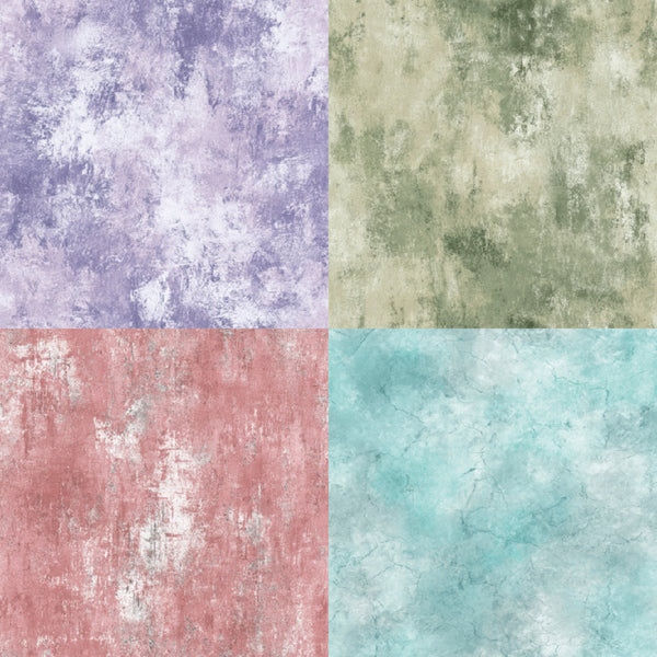 Four different textured color swatches arranged in a 2x2 grid.