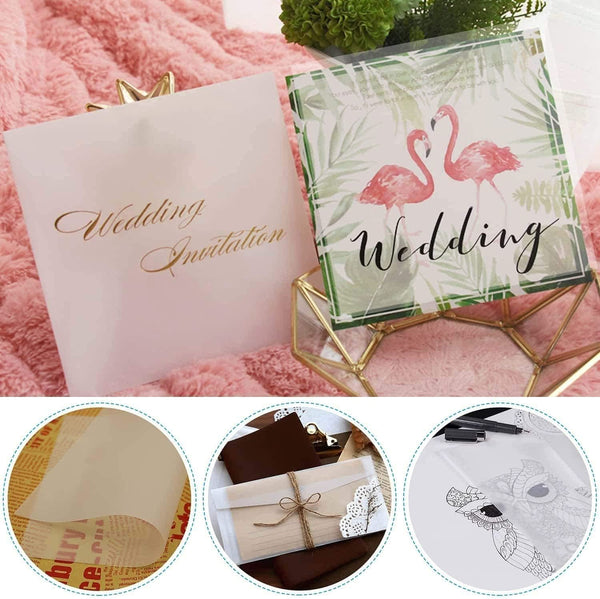 Poppy Crafts A4 Vellum Paper 10 Pack - Lights