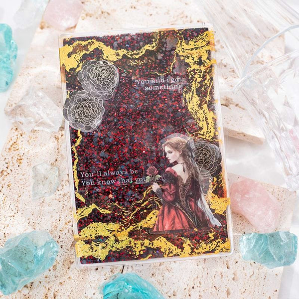 Poppy Crafts Auroral Prism Sticker Roll - Red Flame