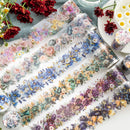 Poppy Crafts Blooming Flowers in Four Seasons PET Sticker Roll - Spring Day Flower House