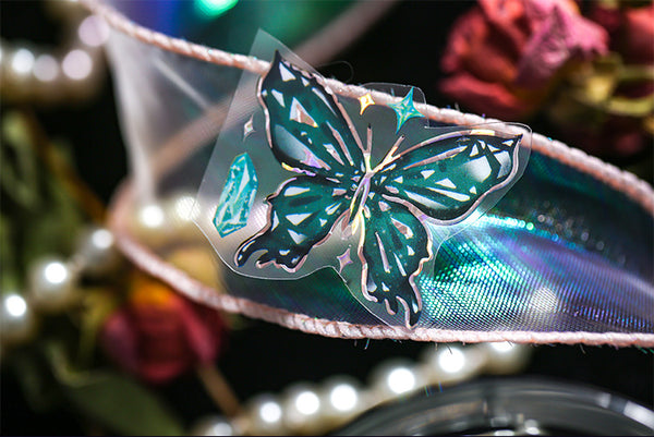 Poppy Crafts Butterfly PET Stickers - Endless Breeze