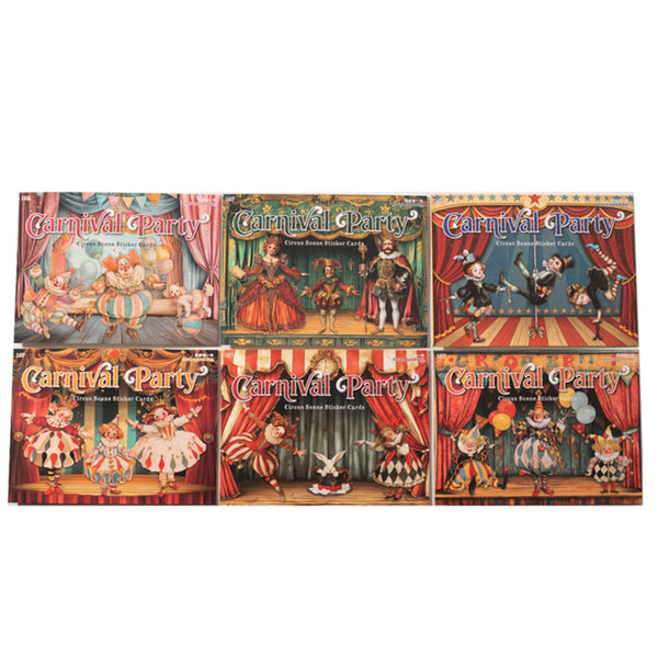 Poppy Crafts Carnival Party Sticker Kit - Clown Party