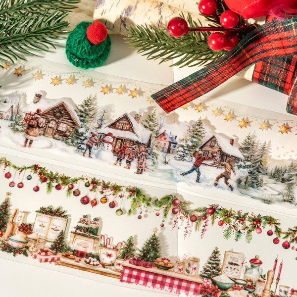 Poppy Crafts Christmas Day PET Sticker Roll - Christmas Gift