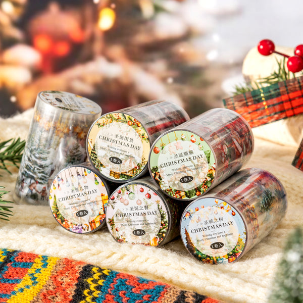 Poppy Crafts Christmas Day PET Sticker Roll - Christmas Gift