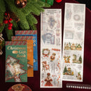 Poppy Crafts Christmas PET + Washi Paper Sticker Book - A Snowy Night and a Starry Dream