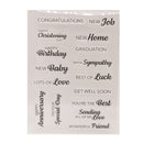 Poppy Crafts Clear Stamps - Everyday Sentiments