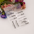 Poppy Crafts Clear Stamps - Everyday Sentiments