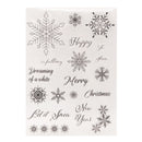 Poppy Crafts Clear Stamps - Let It Snow