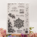Poppy Crafts Clear Stamps - Snowflake Wishes