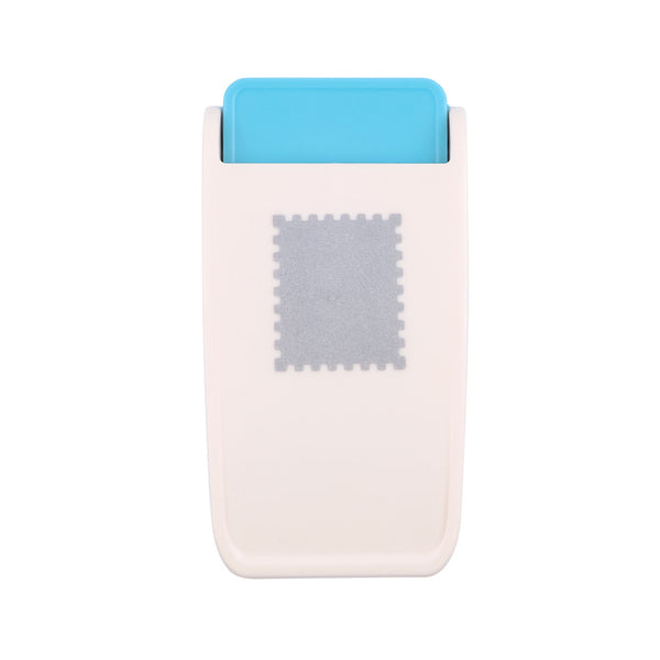 Phone case with a blue top and white bottom on a white background