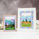 Two greeting cards with floral designs and 'Thinking of You' text on a neutral background.