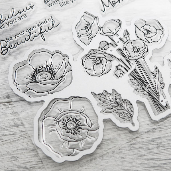 Poppy Crafts Cutting Dies & Stamp Set