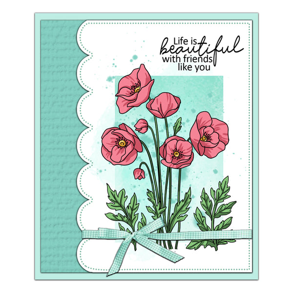 Poppy Crafts Cutting Dies & Stamp Set