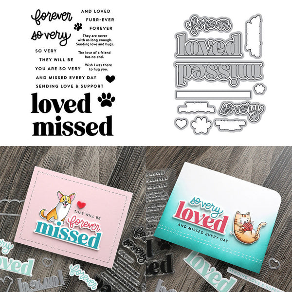 Poppy Crafts Cutting Dies & Stamp Set