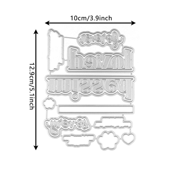 Poppy Crafts Cutting Dies & Stamp Set