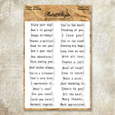 Sheet of pre-cut phrases on a wooden frame with 'Retro Style' branding.