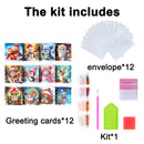Poppy Crafts Diamond Art Greeting Card Kit