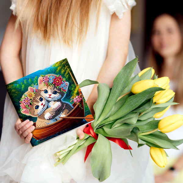 Poppy Crafts Diamond Art Greeting Card Kit