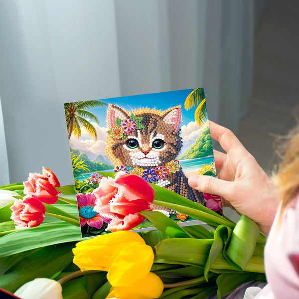 Poppy Crafts Diamond Art Greeting Card Kit