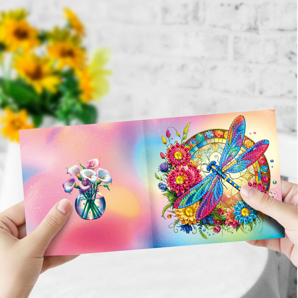 Poppy Crafts Diamond Art Greeting Card Kit