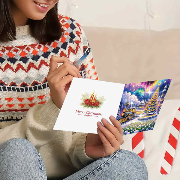 Poppy Crafts Diamond Art Greeting Card Kit