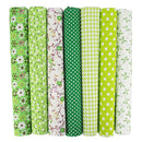 Poppy Crafts Fabric Fat Quarter Bundle - Green