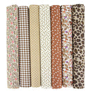 Poppy Crafts Fabric Fat Quarter Bundle - Neutral