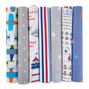 Poppy Crafts Fabric Fat Quarter Bundle - Sea & Sky