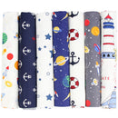 Poppy Crafts Fabric Fat Quarter Bundle - Space & Sea