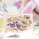 Poppy Crafts Floral PET Sticker Booklet - Romantic