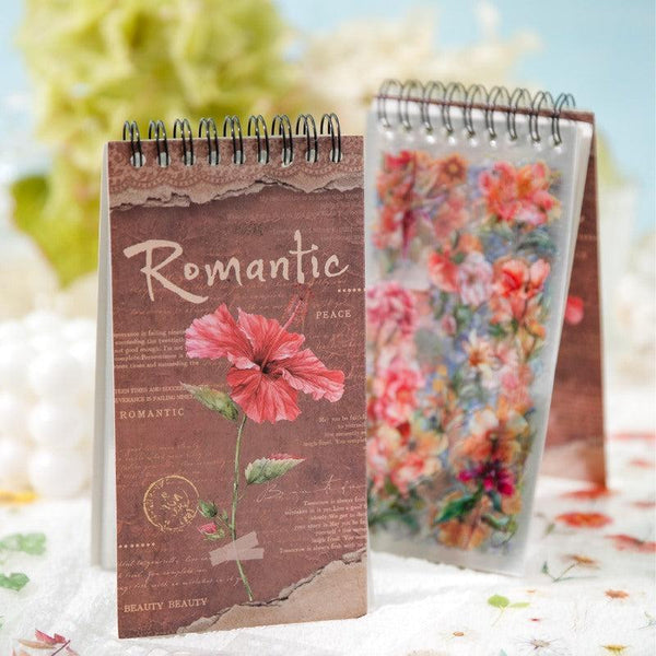 Poppy Crafts Floral PET Sticker Booklet - Romantic